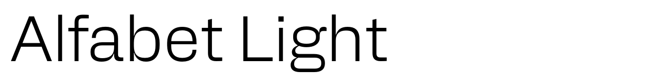 Alfabet Light